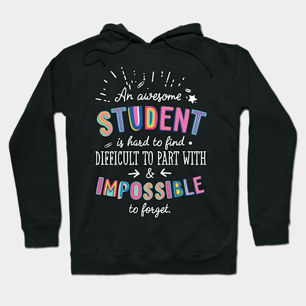 An awesome Student Gift Idea - Impossible to Forget Quote Hoodie by BetterManufaktur